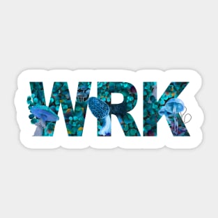 acronym WORK Sticker